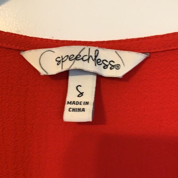 Speechless small short sleeve red jumper - Picture 6 of 13